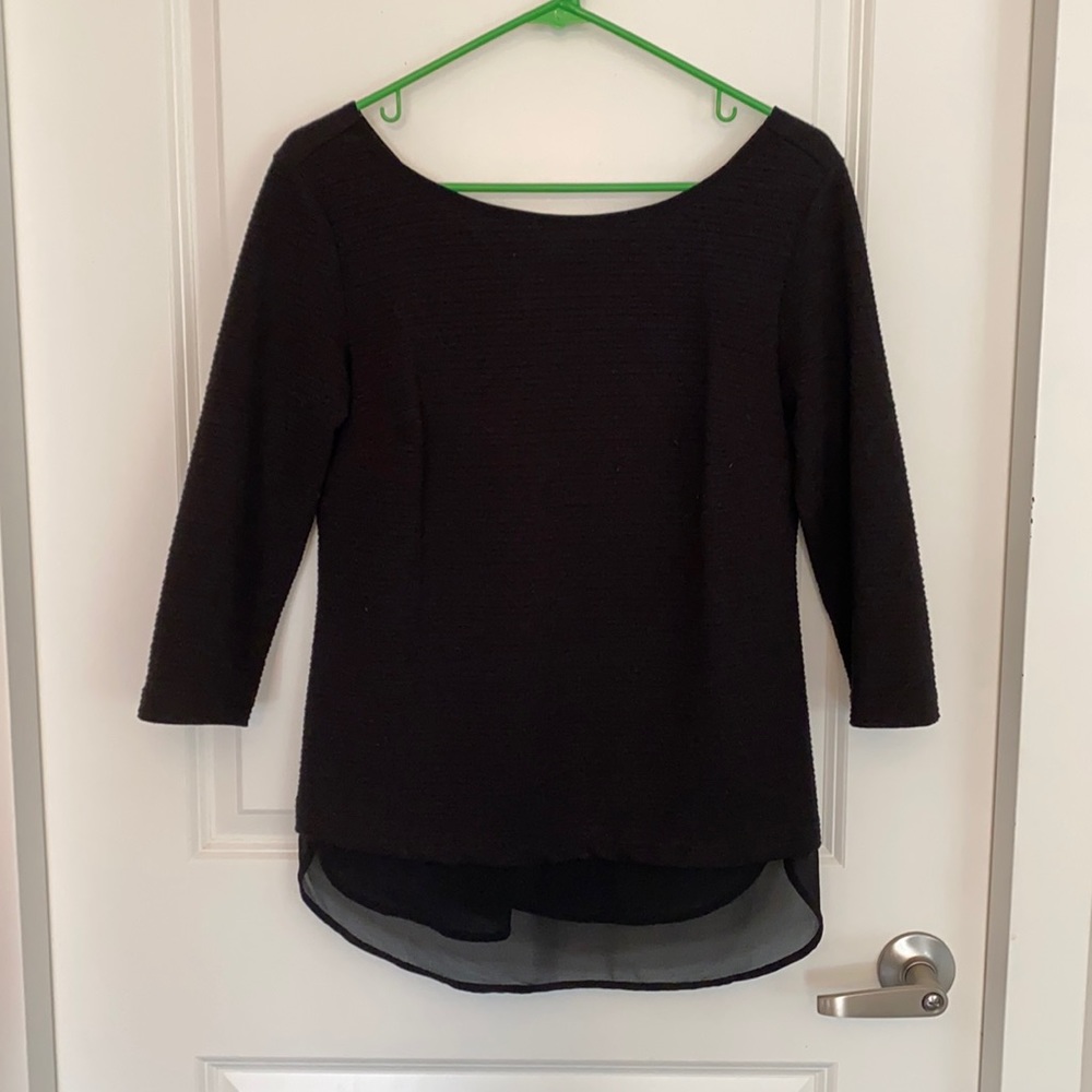 Black 3/4 long sleeve